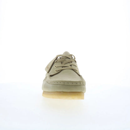 Clarks Wallabee Boat 26175753 Mens Beige Oxfords & Lace Ups Casual Shoes
