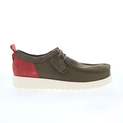 Clarks Wallabee FTR2 LO 26181389 Mens Green Oxfords & Lace Ups Casual Shoes