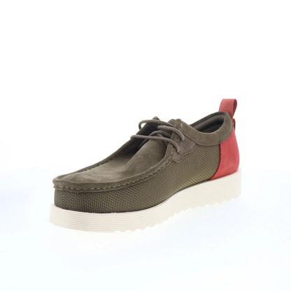 Clarks Wallabee FTR2 LO 26181389 Mens Green Oxfords & Lace Ups Casual Shoes