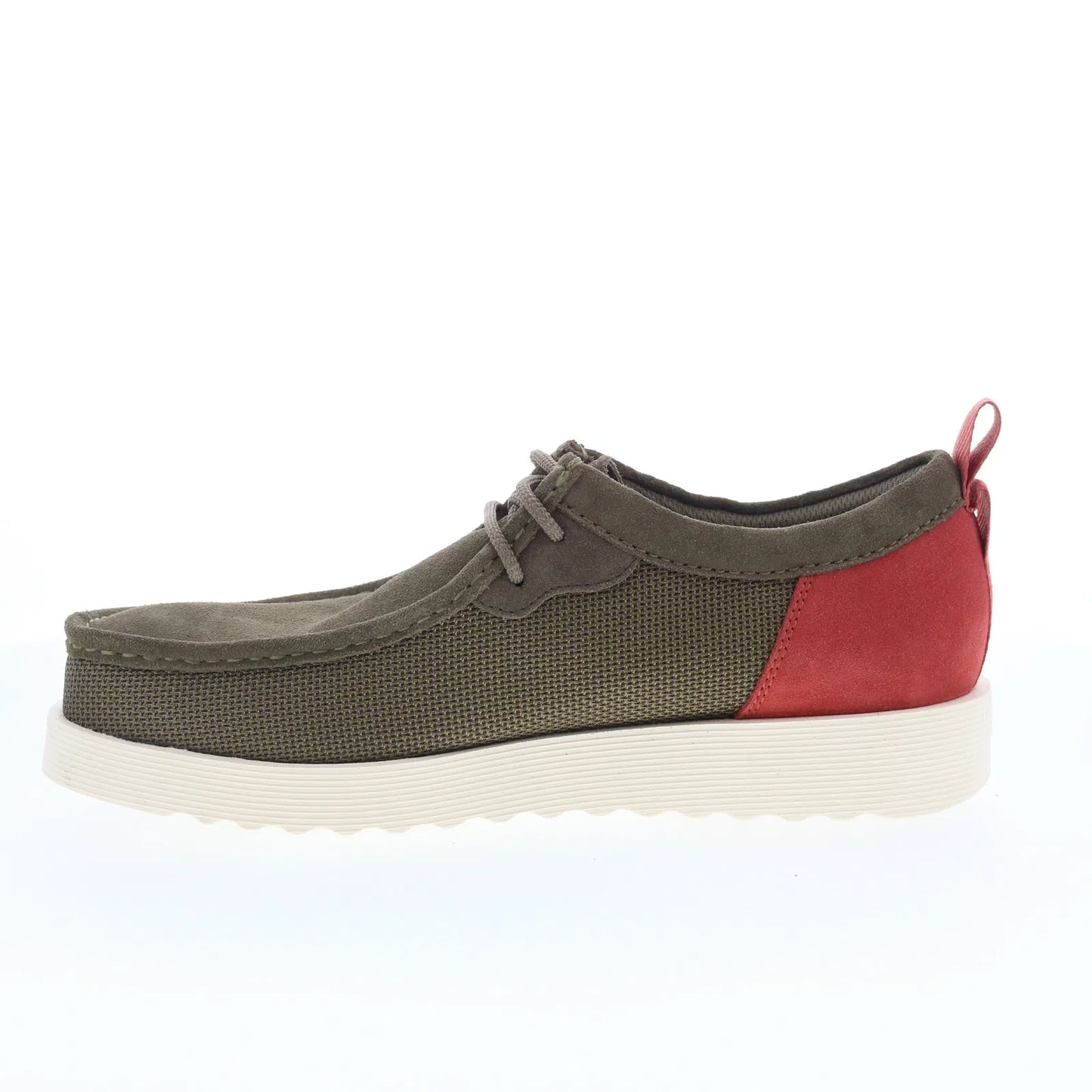 Clarks Wallabee FTR2 LO 26181389 Mens Green Oxfords & Lace Ups Casual Shoes