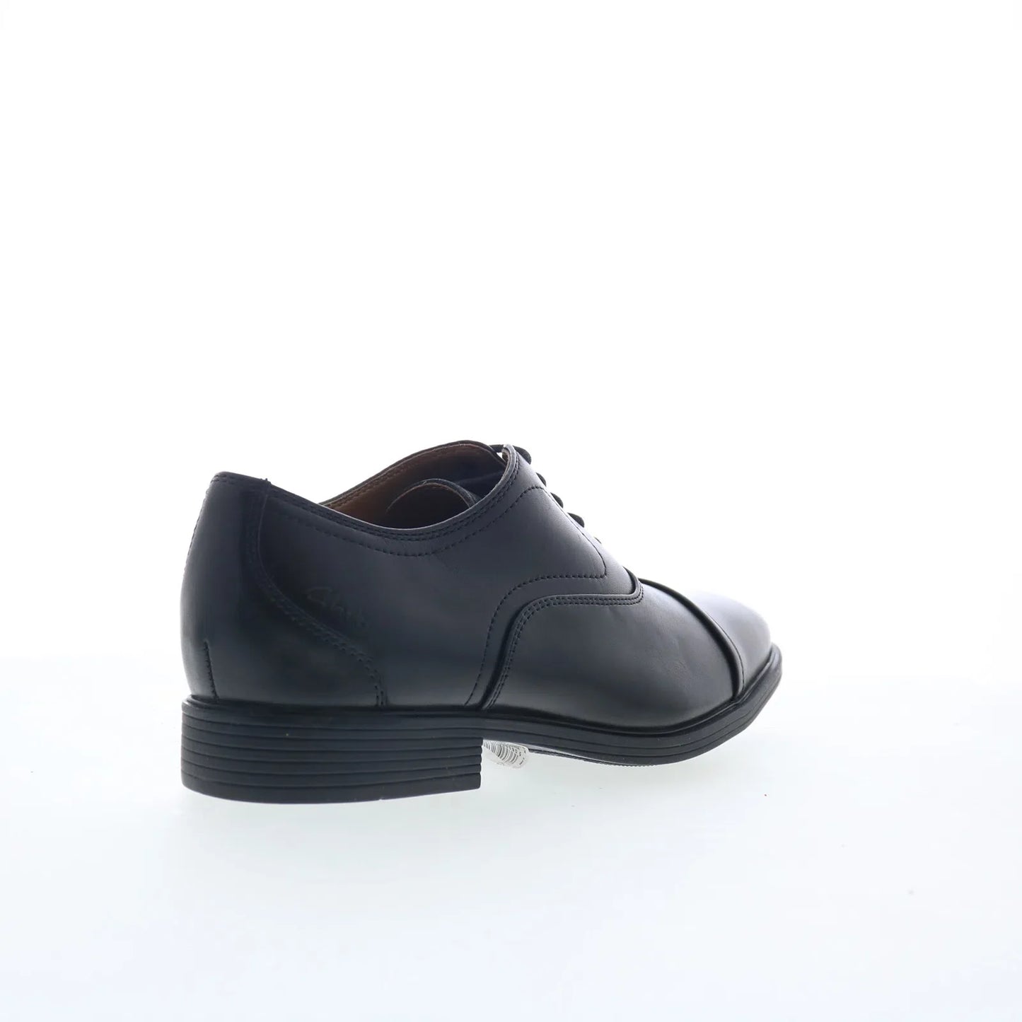 Clarks Whiddon OX 26176991 Mens Black Wide Oxfords & Lace Ups Cap Toe Shoes
