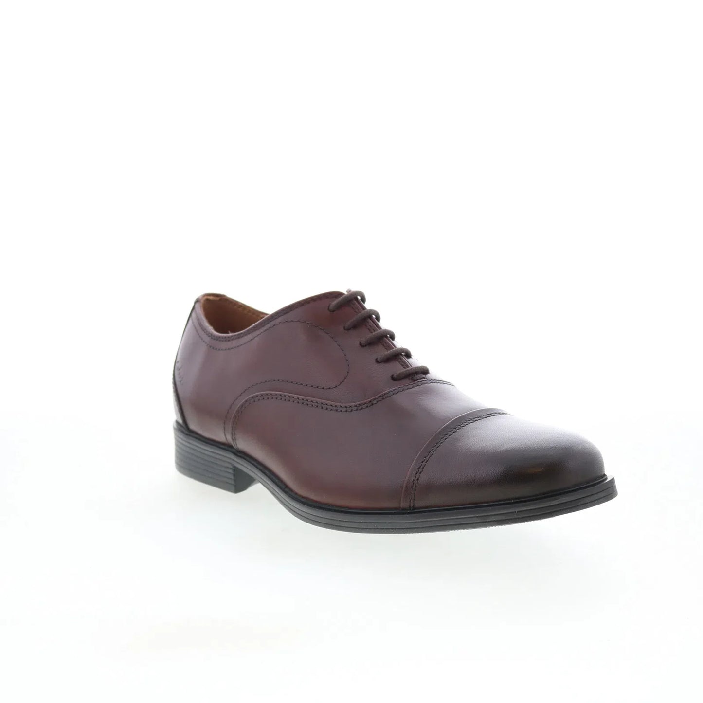 Clarks Whiddon OX 26177809 Mens Brown Wide Oxfords & Lace Ups Cap Toe Shoes