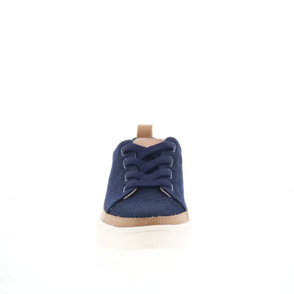 Spenco Malibu Lace Wool Womens Blue Wide Lifestyle Sneakers Shoes