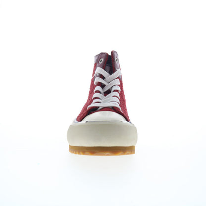 Diesel S-Principia Mid X Mens Red Suede Lifestyle Sneakers Shoes
