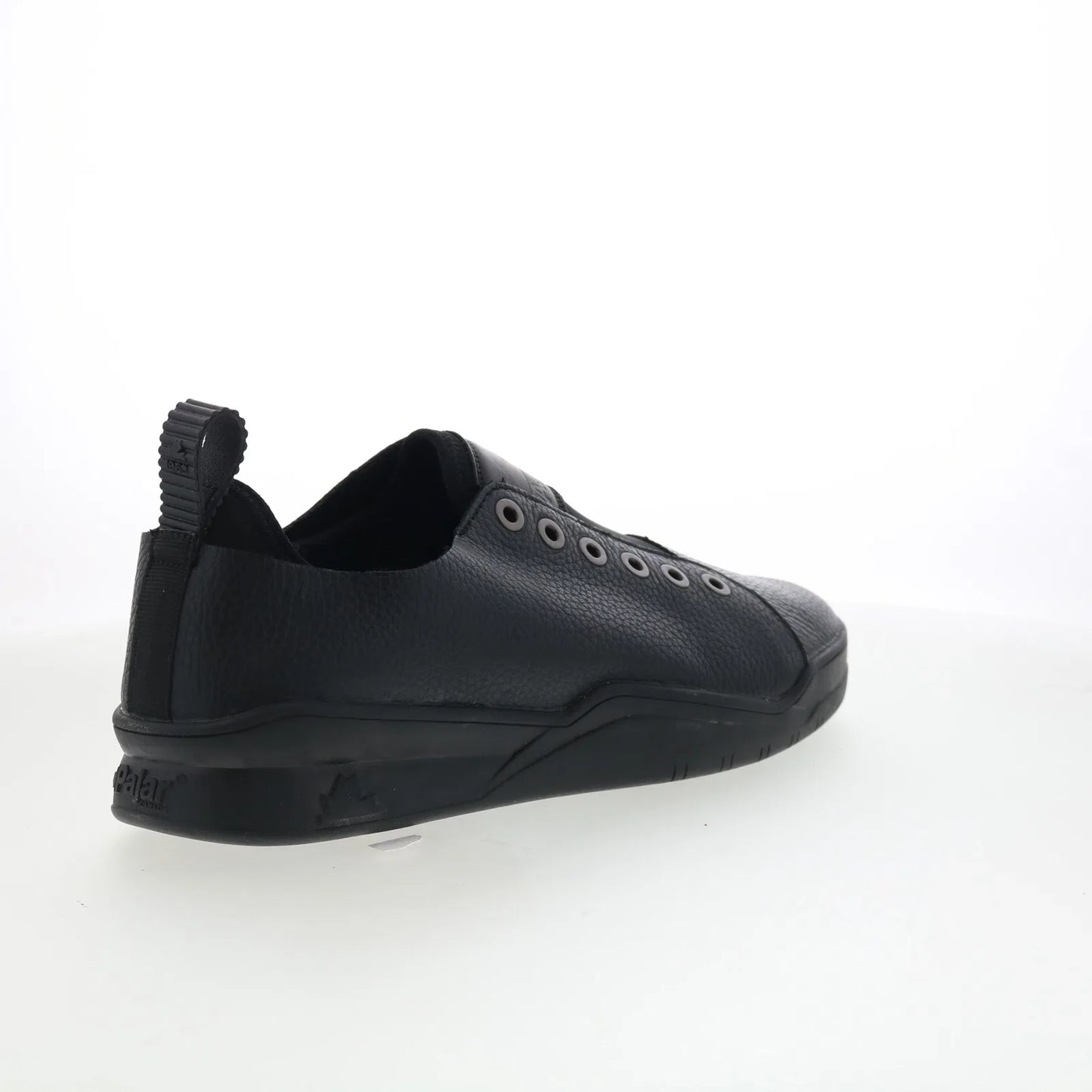 Pajar Yuron2 75490 Mens Black Leather Slip On Lifestyle Sneakers Shoes