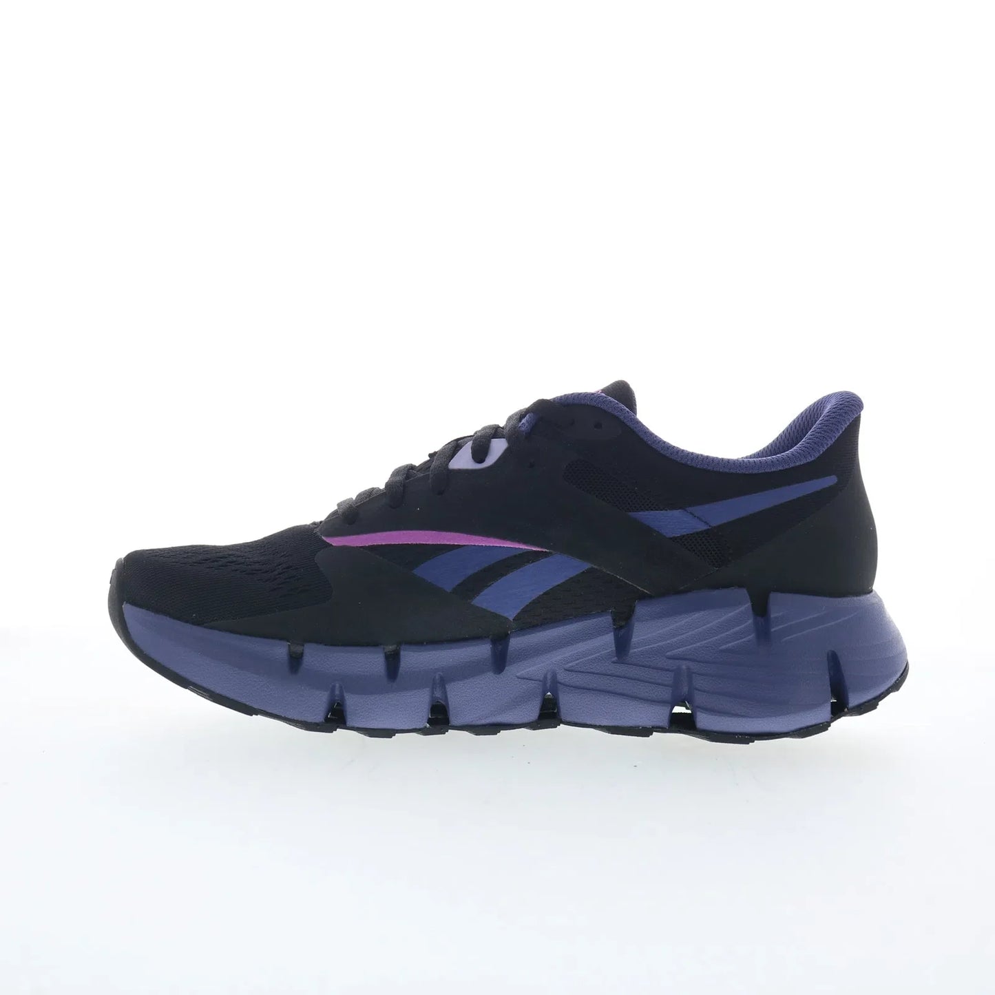 Reebok Zig Dynamica 5 Womens Black Mesh Lace Up Lifestyle Sneakers Shoes
